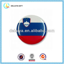 A, eslovénia, bandeira, estanho, emblemas